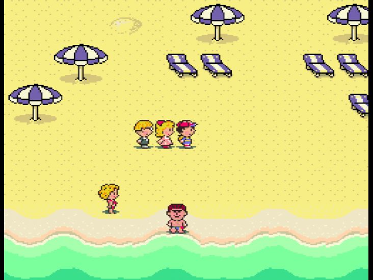Ness, Paula, and Jeff hit the beach in the resort city of Summers.