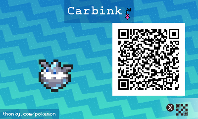 Carbink QR Code for Pokémon Sun and Moon