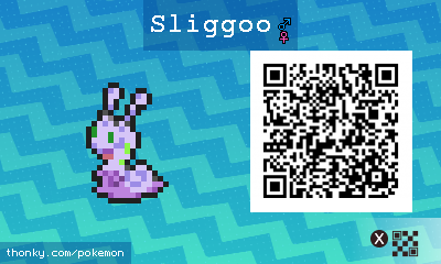 Sliggoo QR Code for Pokémon Sun and Moon QR Scanner