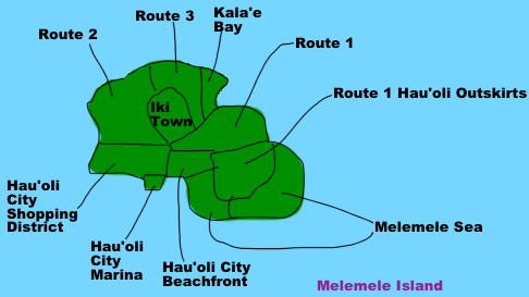Melemele Island of the Alola Region in Pokémon Sun and Moon