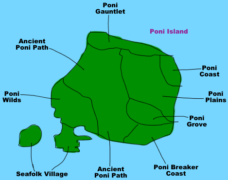 Poni Island of the Alola Region in Pokémon Sun and Moon