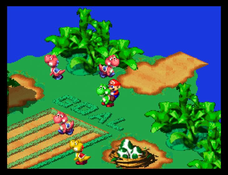 At the end of the Pipe Vault, you find the land of Yo'ster Isle, where you can join the Yoshi races.