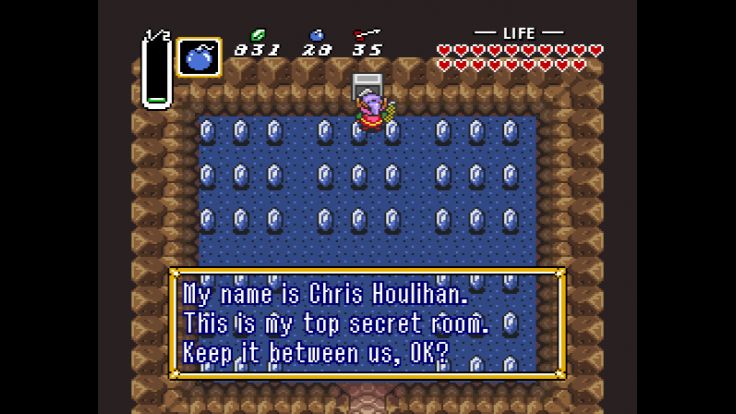 My name is Chris Houlihan. This is my top secret room. Keep it between us, OK?
