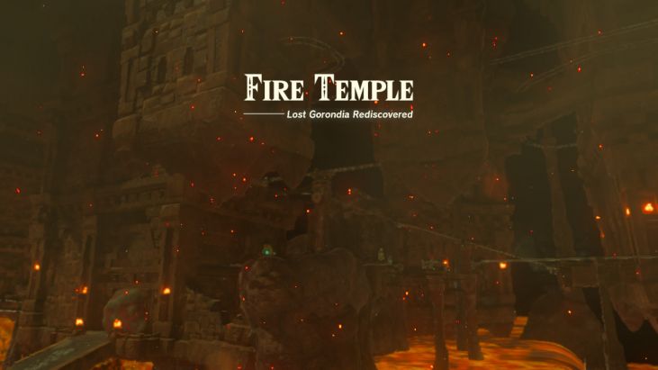 Deep in the Eldin Canyon Depths, you find the Fire Temple of lost Gorondia.