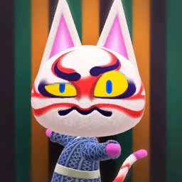 Poster of Kabuki from Animal Crossing: New Horizons