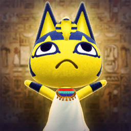 Poster of Ankha from Animal Crossing: New Horizons