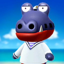 Poster of Del from Animal Crossing: New Horizons