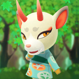 Poster of Shino from Animal Crossing: New Horizons