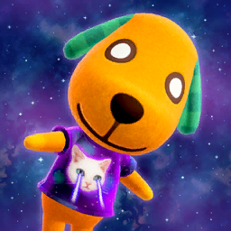 Poster of Biskit from Animal Crossing: New Horizons