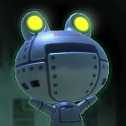 Poster of Ribbot from Animal Crossing: New Horizons