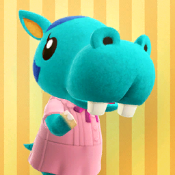 Poster of Bertha from Animal Crossing: New Horizons