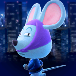 Poster of Rizzo from Animal Crossing: New Horizons