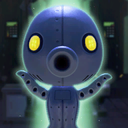 Poster of Cephalobot from Animal Crossing: New Horizons