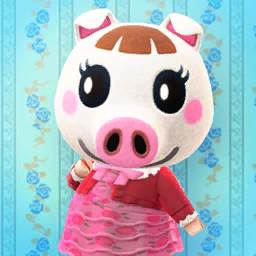 Poster of Lucy from Animal Crossing: New Horizons
