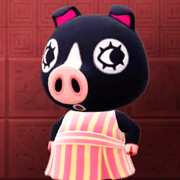 Poster of Agnes from Animal Crossing: New Horizons