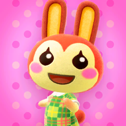 Poster of Bunnie from Animal Crossing: New Horizons