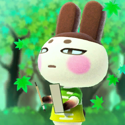 Poster of Genji from Animal Crossing: New Horizons