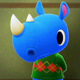 Poster of Hornsby from Animal Crossing: New Horizons
