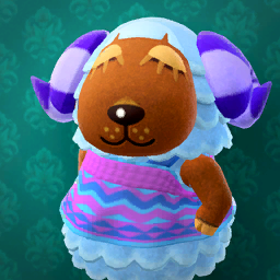 Poster of Baabara from Animal Crossing: New Horizons