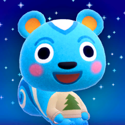 Poster of Filbert from Animal Crossing: New Horizons
