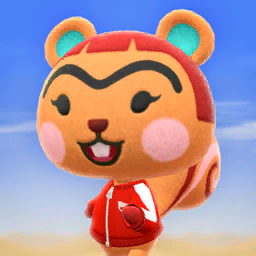 Poster of Hazel from Animal Crossing: New Horizons