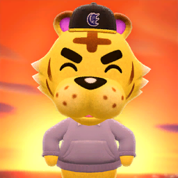 Poster of Tybalt from Animal Crossing: New Horizons