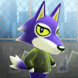 Poster of Lobo from Animal Crossing: New Horizons