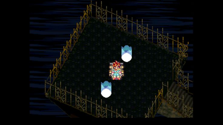 Crono and his friends arrive in a new area after they use the gate in Proto Dome.