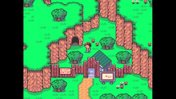 Ness gains access to the wandering entertainers' shack, which leads to Giant Step.