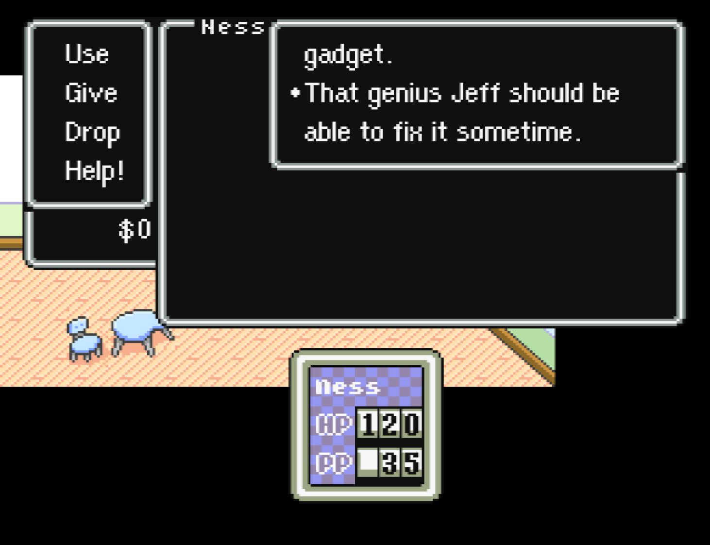 Jeff's Repairs List EarthBound Walkthrough