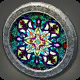 Round Xenostellar Stained Glass