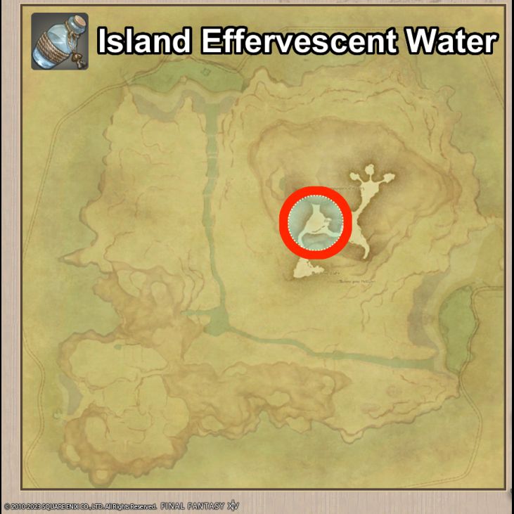 Main location of Island Effervescent Water on Island Sanctuary