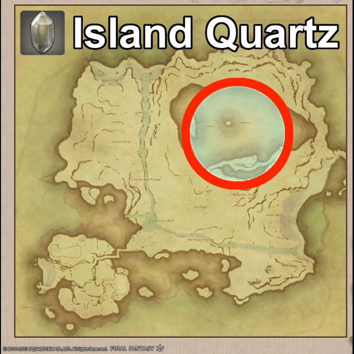 Main location of Island Quartz on Island Sanctuary