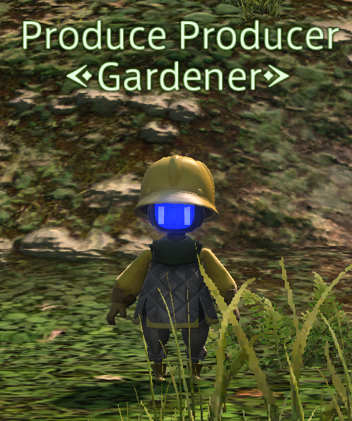 The Produce Producer from Island Sanctuary in Final Fantasy XIV