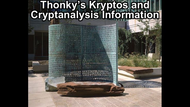 Thonky's Kryptos and Cryptanalysis Information
