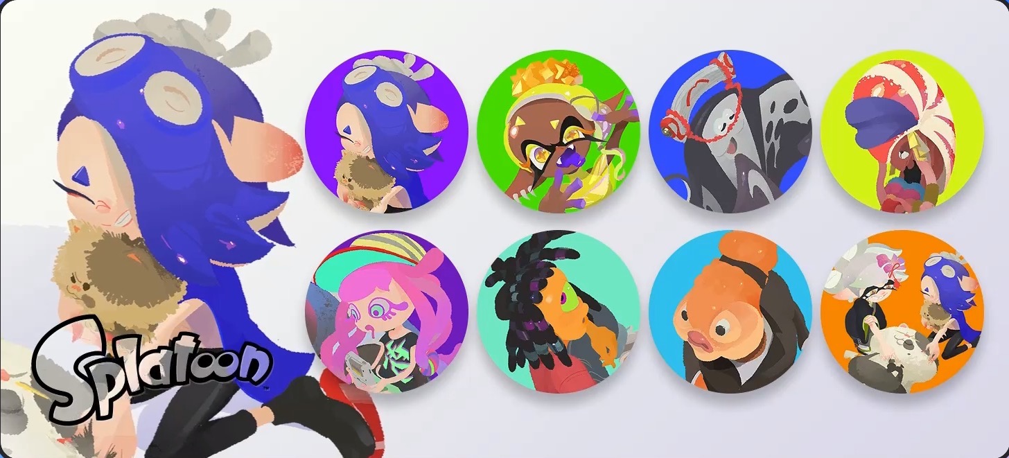 Splatoon™ Series (wave 3) icon elements on Nintendo Switch Online Preview image of Splatoon™ Series (wave 3) icon elements on Nintendo Switch Online