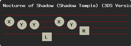 Nocturne of Shadow, Shadow Temple song, on Ocarina