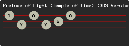 Prelude of Light, Temple of Time song, on Ocarina