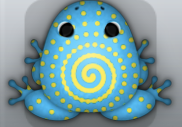 Azure Aurum Amfractus Frog from Pocket Frogs