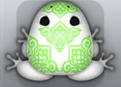 White Muscus Emblema Frog from Pocket Frogs