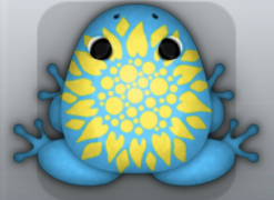 Azure Aurum Fortuno Frog from Pocket Frogs