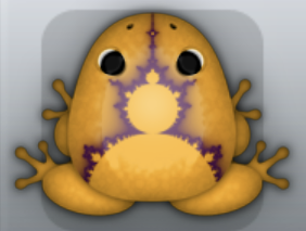 Orange Pruni Fractus Frog from Pocket Frogs