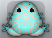 Aqua Ceres Frondis Frog from Pocket Frogs