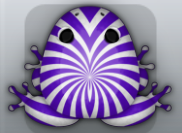 Purple Albeo Frondis Frog from Pocket Frogs