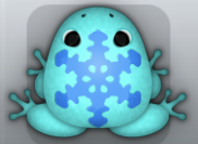 Aqua Caelus Glacio Frog from Pocket Frogs