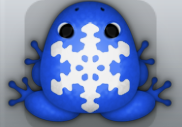 Blue Albeo Glacio Frog from Pocket Frogs