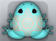 Aqua Ceres Hexas Frog from Pocket Frogs