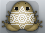 Beige Albeo Hexas Frog from Pocket Frogs