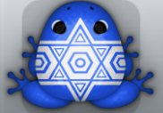 Blue Albeo Hexas Frog from Pocket Frogs