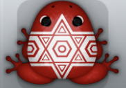 Maroon Albeo Hexas Frog from Pocket Frogs